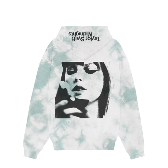 SOLD OUT Taylor Swift Midnights Green Tie Dye Hoodie (S) - Picture 1 of 4